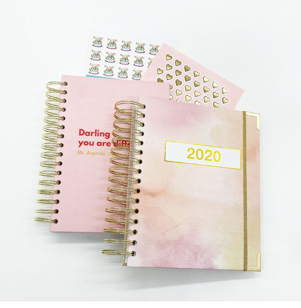 Buy Wholesale China Spiral Notebook Monthly Planner,success