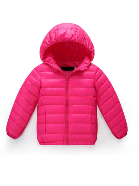 Etecredpow Boy Girl Quilted Down Jacket Pants Lightweight Hooded Outfits