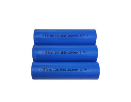 Lithium Battery ICR18650 2000mAh 3.7V