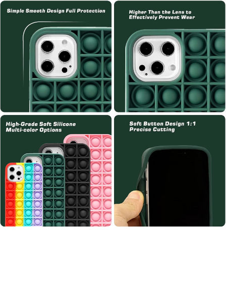 Silicone Push Pop Bubble Fidget Case Phone Cover Global Sources
