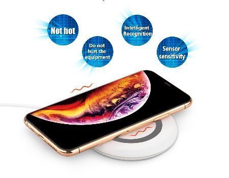 15W Wireless Charger QI Built-in Fast Charging Quick Charger Compatible for iPhone Xs Max, XR, X, 8P supplier