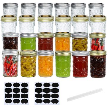 Buy Wholesale China 4oz Mini Mason Jars Bulk Wholesale Glass Food Jars Glass  Jam Jars With Two Pieces Metal Lid & Glass Jars at USD 0.32