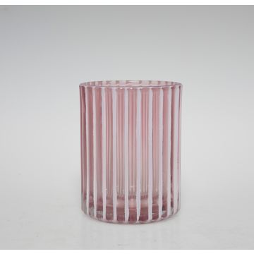 Buy Wholesale China 10oz Pink Color Glass Candle Holders Wholesale