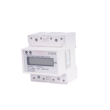 China Three Phase Four Wire DIN Rail Energy Meter CE & LEC DTS866 on ...
