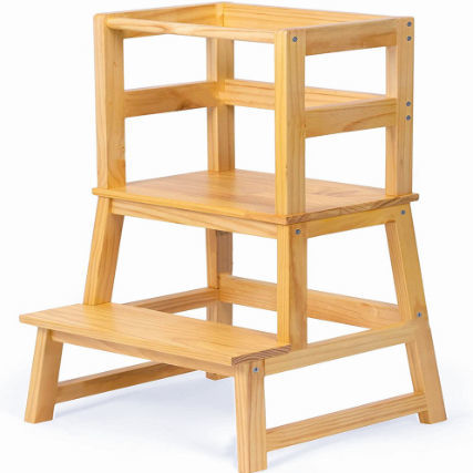 Wooden helper online stool