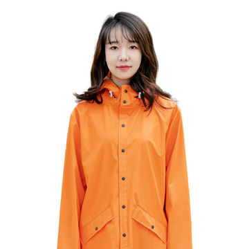 Ladies hot sale pu raincoats