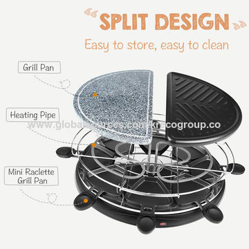 Portable Smokeless 6 Inch Electric Skillet BBQ Grill Indoor 1500W