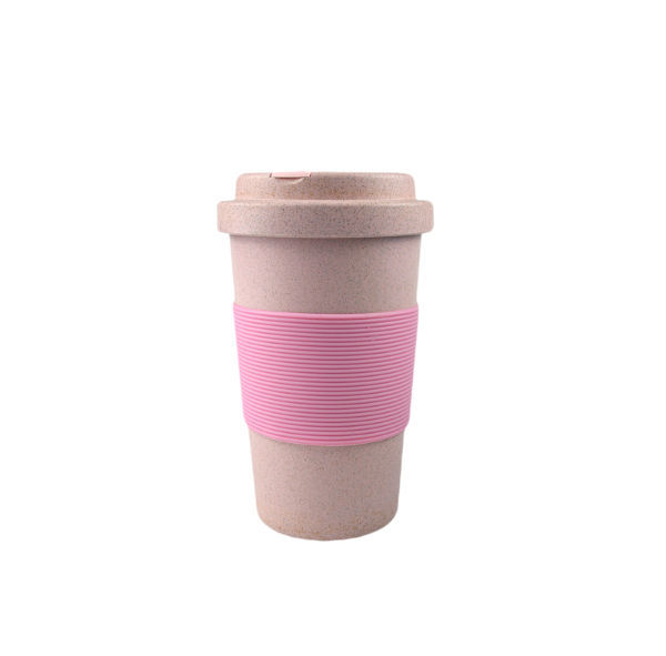 China KHB02003alfa ecofriendly wheat straw biodegradable coffee cup