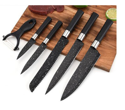 DT001 5 Pieces of Kitchen Knives Set - Non-Stick Coating Stainless
