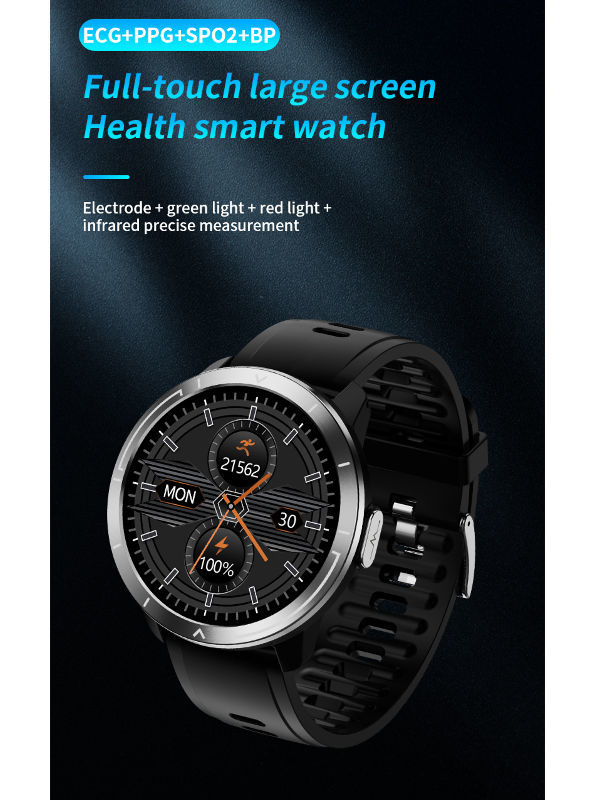 Smart Watch ECG Monitor M18 Plus Full Touch Temperature Smartwatch