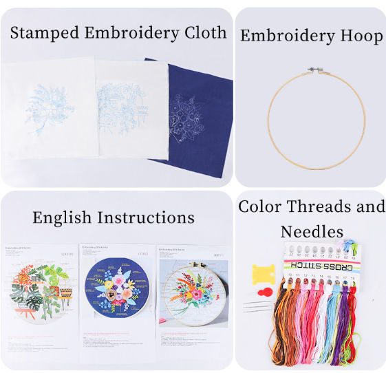 Buy Wholesale China Stamped Cross Stitch Kits For Beginners Adults