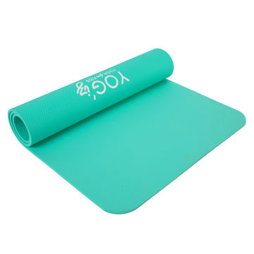 NEWPOWER-Esterilla Yoga Antideslizante Ecológica, Fabricada en PU con TPE,  Larga(183cm), Ancha(61cm) y Gruesa(6mm)