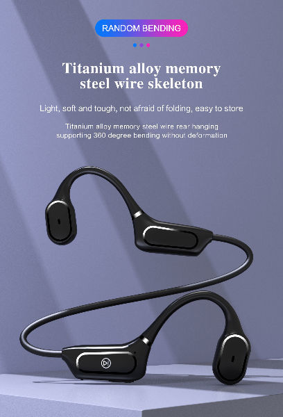 China Air Conduction Earphone Wireless Waterproof IP55 Headset Sports ...