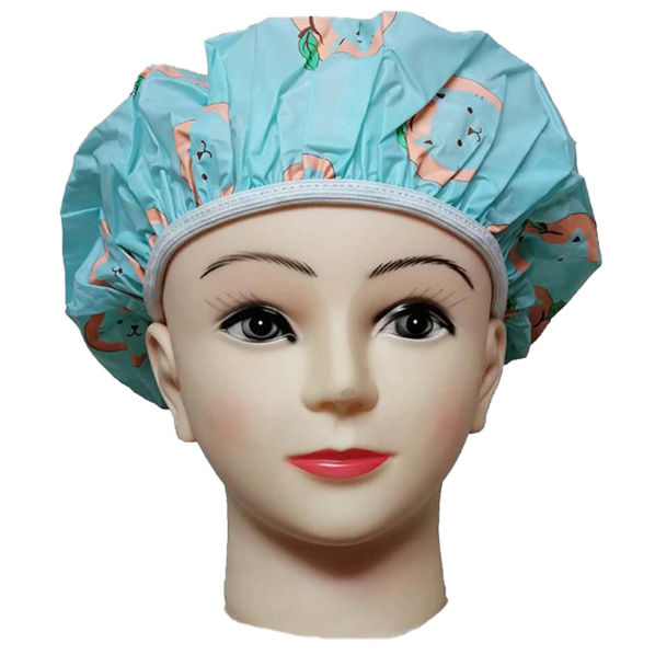 Fashion on sale shower cap