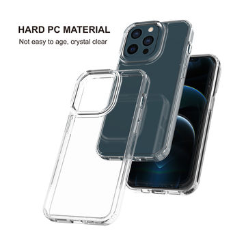 Anti Scratch And Non Yellow Clear Crystal Mobile Phone Case For