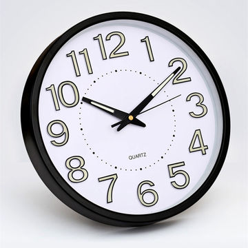 Relojes De Pared Reloj Gigante De Lujo De 30 Cm, Diseño Brillante