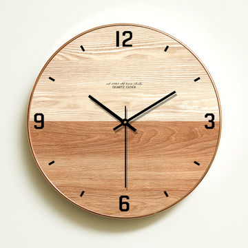 Buy Wholesale China Wall Clock Simple Modern Design Wooden Clocks For Bedroom  Wood Wall Watch Home Decor Silent & Wall Clocks at USD 1.9
