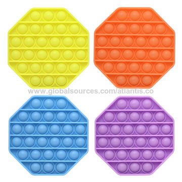 China Pop Its Fidget Toy Pop It Bubble Push Pop Sensory Fidget Toy ...