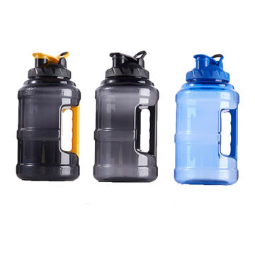 Plastic Fitness Sports Bottle, Water Bottle 2 Straw