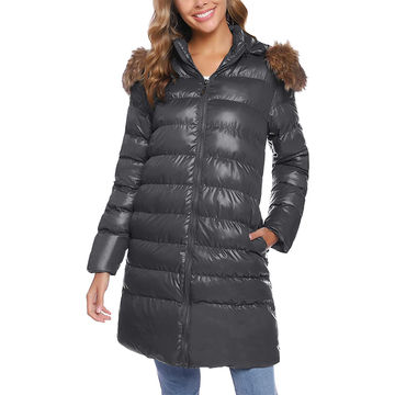 Compre Chaqueta Alineada Piel De Imitación Larga De Anroak De La