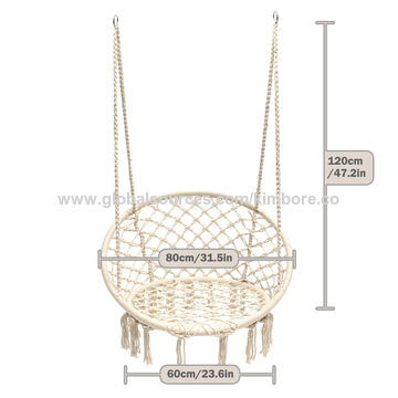 Paquete X 2 Silla Colgante Silla Nido Silla Macrame+cojines