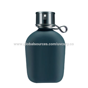 Small Mouth Water Bottle Cup Kettle Military Aluminum Canteen for