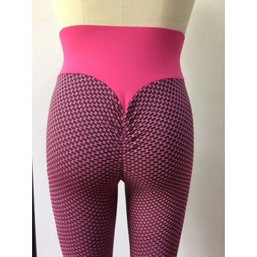 Tiktok Hot sale Scrunch Gym Pants High Waisted No See Through Honeycomb  Leggings