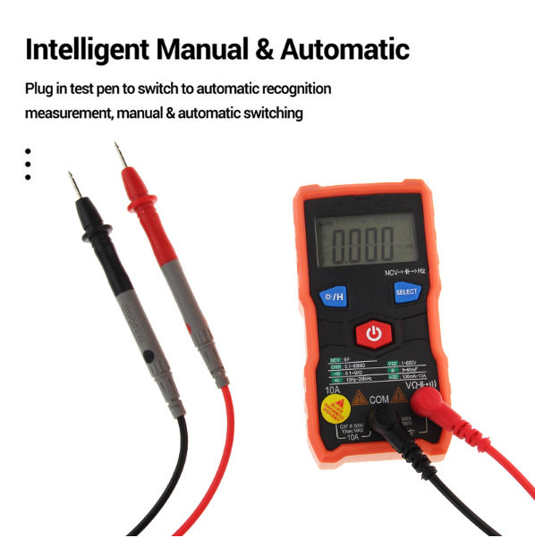 China Intelligent automatic digital multimeter Small size, easy to ...