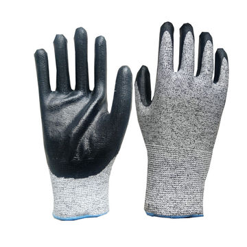 China EN388: 4121 High 13 Gauge Polyester Knit Smooth Nitrile Palm ...