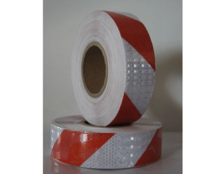 China PVC reflective sticker for vehicles and traffic safe,with twill ...