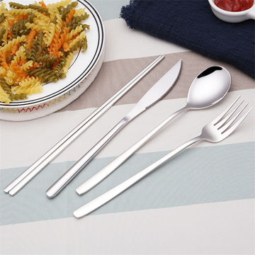 Wholesale 5 Pieces Dessert Steak Knife Fork Spoon Set Luxury