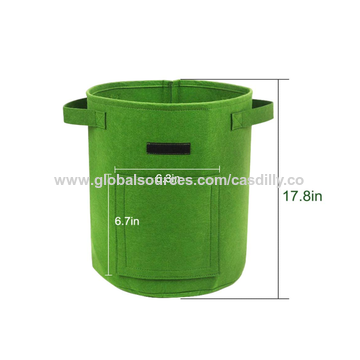 Buy Wholesale China Grow Bags With Handles Non-woven Fabric Pots For  Flower/ Tomato Planting Vegetable Growing Outdoor & Plant Grow Bags,grow  Bags at USD 1.75