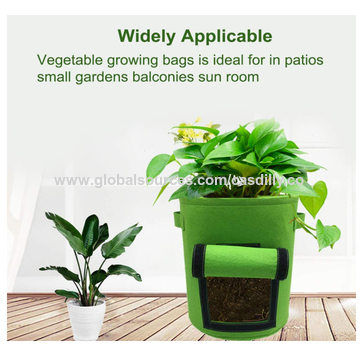 Plant Bag New Design Grow Fabric Pots Felt Planting Bag with Handle - China Plant  Bag and Plant Nursery Bag price