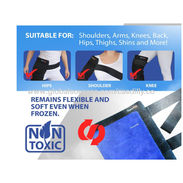 Paquetes de hielo de gel reutilizables para lesiones – 5 kits de hielo de  gel frío caliente compresa fría para rodillas, hombro, cabeza, cuello
