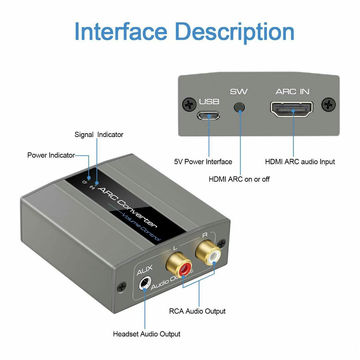 China HDMI ARC Audio Converter Adapter Extractor, Supports Audio Volume ...