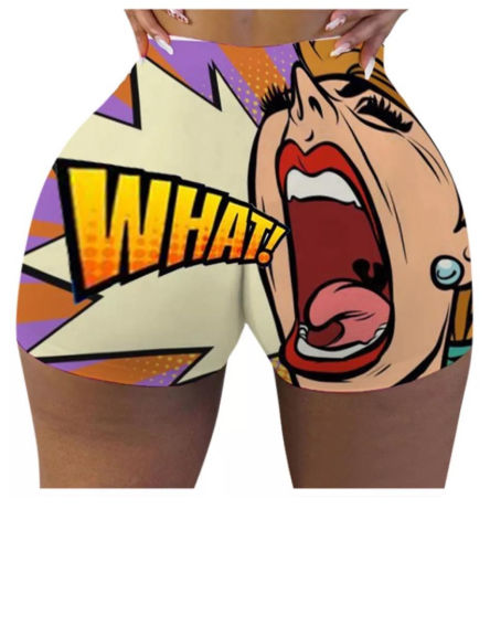 With Your Cute Summer Adult Women Snack Shorts, Sport pants Snack 