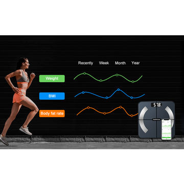 Escalas de grasa corporal Escala de peso electrónica inteligente Alta  precisión Digital