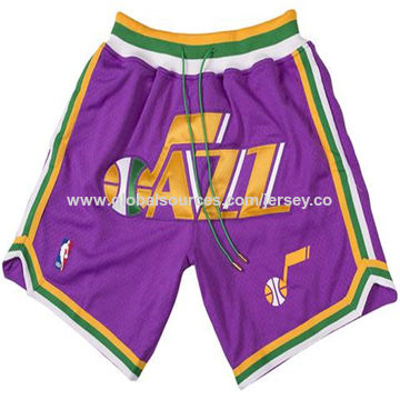 Wholesale Just Don Basketball Shorts N-B-a Los Angeles Lakers City