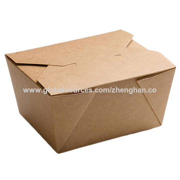 Kraft Brown Food Boxes With Lids And Spoons, Disposable Kraft Takeout  Containers, Takeaway Food Containers, Recyclable Lunch Boxes With Window  For Restaurant, Catering And Party - Temu