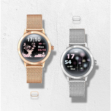 Diamond Steel Strap Ladies Smartwatch Lw10 with Blood Pressure
