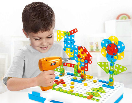 China Building blocks DIY educational set drilling assembly toy kids ...