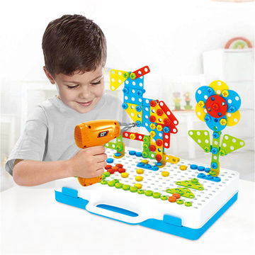 China Building blocks DIY educational set drilling assembly toy kids ...