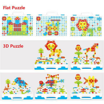 China Building blocks DIY educational set drilling assembly toy kids ...