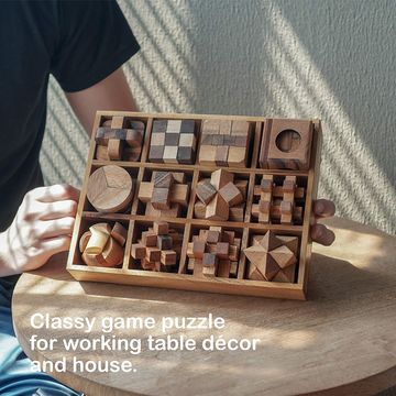 China Fun Games for Adults 3D Wooden Puzzle Brain Teasers and ...