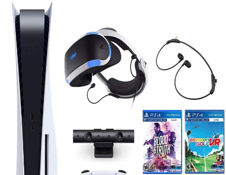 Ps5 Disk Version Console And Vr Mega Blood + Truth Everybodys Golf Bundle  W/wireless Controller, Ps - Explore United States Wholesale Ps5 Disk  Version Console And Vr Mega Blood + Trut and