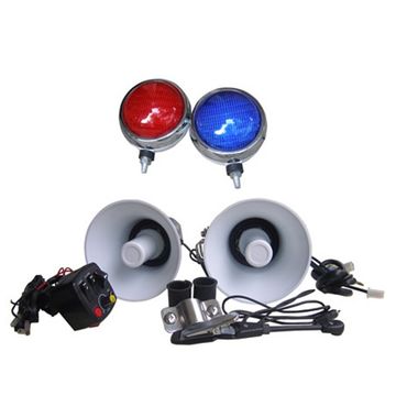 China Police motorcycle siren duty motorcycle lights with horn ...