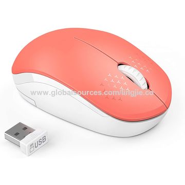 Souris de jeu sans fil Mini 1200DPI portable ultra-mince de voyage