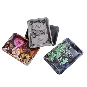 Buy Wholesale China New Design Oem Custom Smoking Trays Tinplate Weed  Rolling Trays With Magnetic Lid & Smoking Trays at USD 0.5