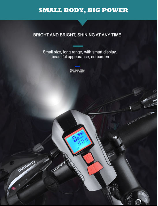 China Waterproof Bicycle Light USB Charging Bike Front Light Flashlight