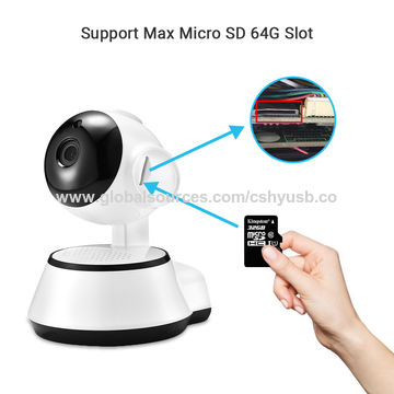 WIFI A9 HD 1080P Wireless Webcam Mini 2K Webcam Manual 360° Rotating Camera  for Live Meeting Work or Home/SD Card